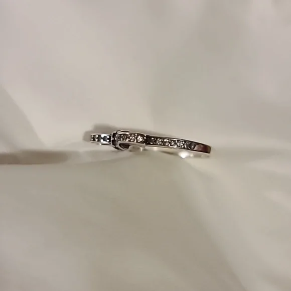 Sterling silver s925 simulated diamond ring - Picture 4 of 6